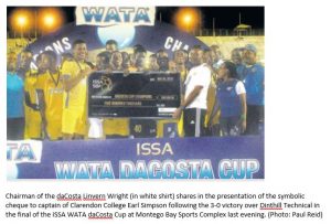 CC 2019 daCosta Cup Winner